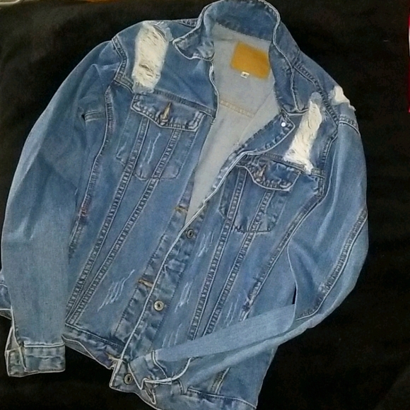 Fashion nova baggy jean jacket - Picture 1 of 2